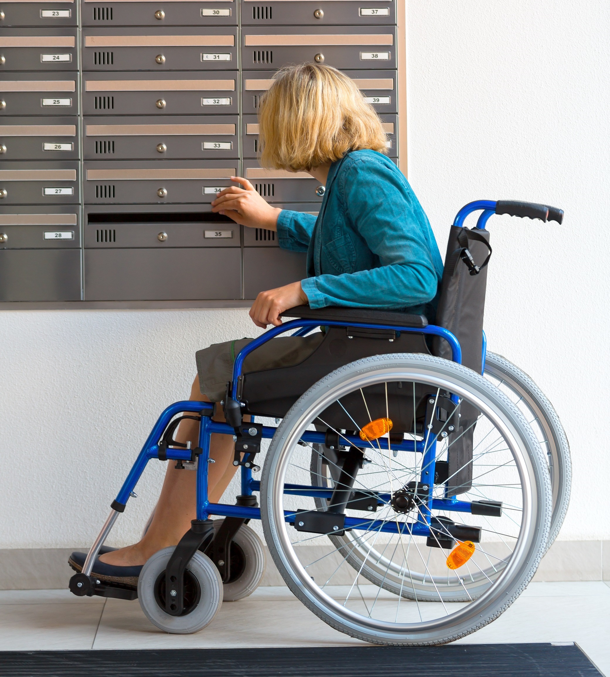 Woman Checks Mail