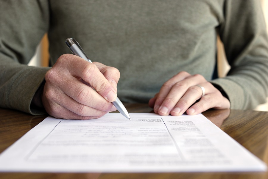 Person Signing Forms