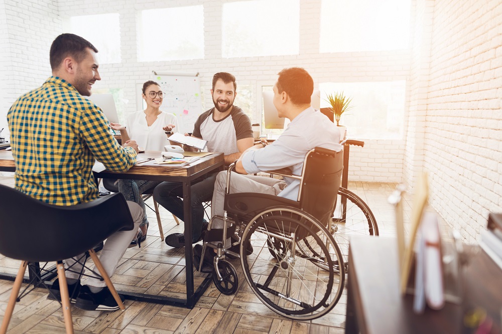 Man with Wheelchair at Work|Disability and Ability