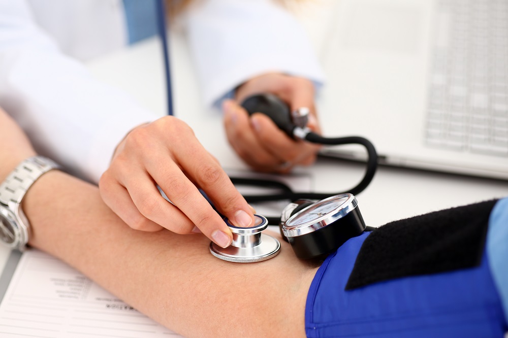 Taking patient’s blood pressure|High blood pressure